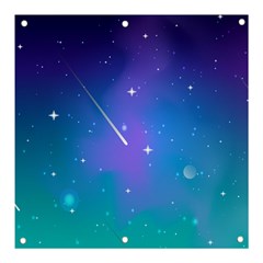 Stars Sky Cosmos Galaxy Banner And Sign 3  X 3  by Pakjumat