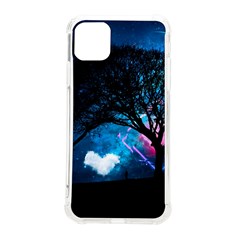 Trees Surreal Universe Silhouette Iphone 11 Pro Max 6 5 Inch Tpu Uv Print Case by Pakjumat