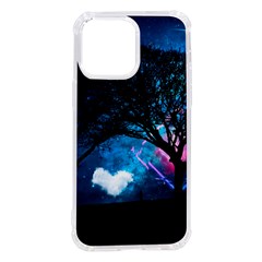 Trees Surreal Universe Silhouette Iphone 14 Pro Max Tpu Uv Print Case by Pakjumat