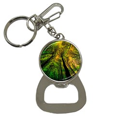 Landscape Night Moon Star Nature Bottle Opener Key Chain by Pakjumat