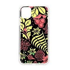 Flower Leaves Floral Flora Nature Iphone 11 Tpu Uv Print Case by Pakjumat