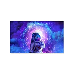 The Cosmonaut Galaxy Art Space Astronaut Sticker Rectangular (10 Pack) by Pakjumat