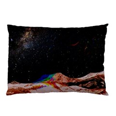Retro Vintage Space Galaxy Pillow Case (two Sides) by Pakjumat