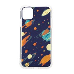 Space Galaxy Planet Universe Stars Night Fantasy Iphone 11 Tpu Uv Print Case by Pakjumat