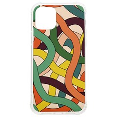 Snake Stripes Intertwined Abstract Iphone 12/12 Pro Tpu Uv Print Case by Pakjumat