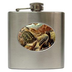 Turtles Leatherback Sea Turtle Hip Flask (6 Oz) by Pakjumat