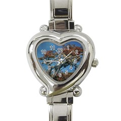 Botanical Wonders Of Argentina  Heart Italian Charm Watch by dflcprintsclothing