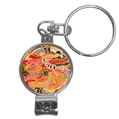 Fantasy Psychedelic Surrealism Trippy Nail Clippers Key Chain by Modalart