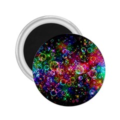 Psychedelic Bubbles Abstract 2 25  Magnets by Modalart