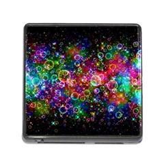 Psychedelic Bubbles Abstract Memory Card Reader (Square 5 Slot)