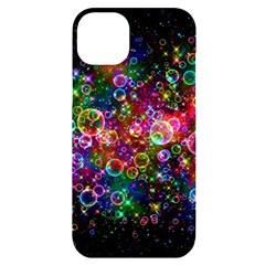 Psychedelic Bubbles Abstract Iphone 14 Plus Black Uv Print Case by Modalart