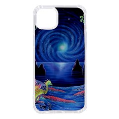 Psychedelic Mushrooms Psicodelia Dream Blue Iphone 14 Plus Tpu Uv Print Case by Modalart