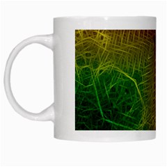 Psychedelic Screen Trippy White Mug