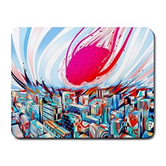 Artistic Psychedelic Art Small Mousepad by Modalart