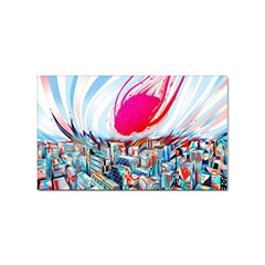Artistic Psychedelic Art Sticker (rectangular) by Modalart