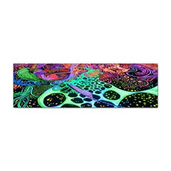 Psychedelic Blacklight Drawing Shapes Art Sticker Bumper (100 Pack) by Modalart
