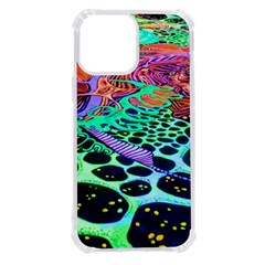 Psychedelic Blacklight Drawing Shapes Art Iphone 13 Pro Max Tpu Uv Print Case by Modalart