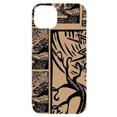 Artistic Psychedelic Iphone 14 Plus Black Uv Print Case by Modalart