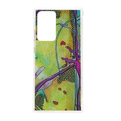 Green Peace Sign Psychedelic Trippy Samsung Galaxy Note 20 Ultra Tpu Uv Case by Modalart