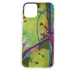 Green Peace Sign Psychedelic Trippy Iphone 12 Pro Max Tpu Uv Print Case