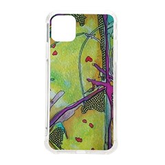 Green Peace Sign Psychedelic Trippy Iphone 11 Pro Max 6 5 Inch Tpu Uv Print Case by Modalart
