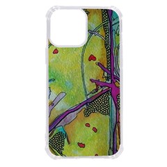 Green Peace Sign Psychedelic Trippy Iphone 13 Pro Max Tpu Uv Print Case by Modalart