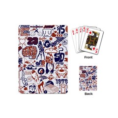 Artistic Psychedelic Doodle Playing Cards Single Design (mini)