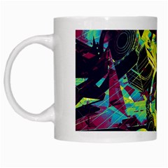 Artistic Psychedelic Abstract White Mug