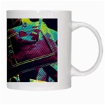 Artistic Psychedelic Abstract White Mug Right