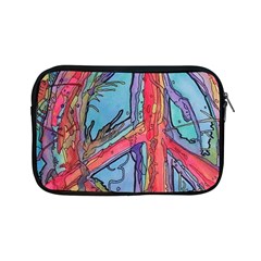 Hippie Peace Sign Psychedelic Trippy Apple Ipad Mini Zipper Cases by Modalart