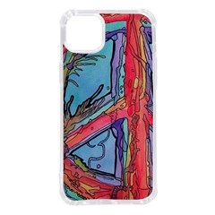 Hippie Peace Sign Psychedelic Trippy Iphone 14 Plus Tpu Uv Print Case