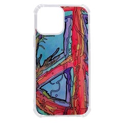 Hippie Peace Sign Psychedelic Trippy Iphone 13 Pro Max Tpu Uv Print Case by Modalart