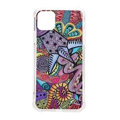 Psychedelic Flower Red Colors Yellow Abstract Psicodelia Iphone 11 Pro Max 6 5 Inch Tpu Uv Print Case by Modalart