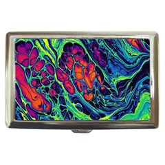 Color Colorful Geoglyser Abstract Holographic Cigarette Money Case