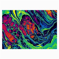 Color Colorful Geoglyser Abstract Holographic Large Glasses Cloth (2 Sides) by Modalart