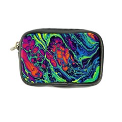 Color Colorful Geoglyser Abstract Holographic Coin Purse by Modalart
