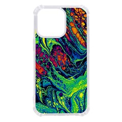 Color Colorful Geoglyser Abstract Holographic Iphone 13 Pro Tpu Uv Print Case by Modalart