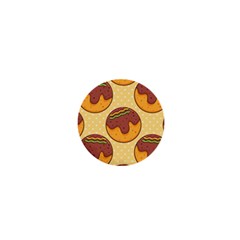 Takoyaki Food Seamless Pattern 1  Mini Buttons by Sarkoni