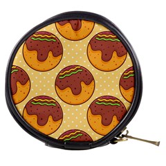 Takoyaki Food Seamless Pattern Mini Makeup Bag