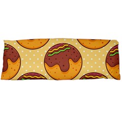 Takoyaki Food Seamless Pattern Body Pillow Case (dakimakura)