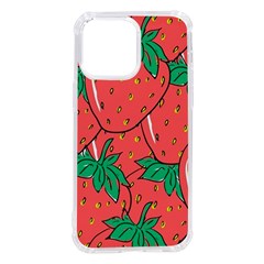 Texture Sweet Strawberry Dessert Food Summer Pattern Iphone 14 Pro Max Tpu Uv Print Case by Sarkoni