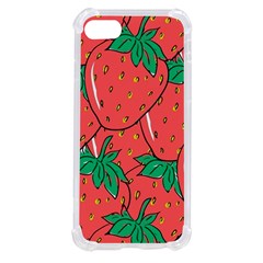 Texture Sweet Strawberry Dessert Food Summer Pattern Iphone Se by Sarkoni