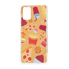 Fast Junk Food  Pizza Burger Cool Soda Pattern Samsung Galaxy S20plus 6 7 Inch Tpu Uv Case by Sarkoni