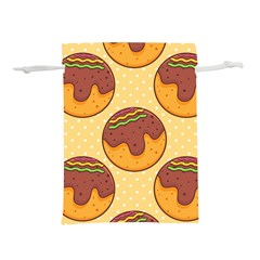 Takoyaki Food Seamless Pattern Lightweight Drawstring Pouch (m)