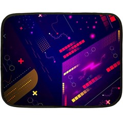 Vector Design Gamming Sytle Retro Art Pattern Fleece Blanket (mini)