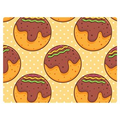 Takoyaki Food Seamless Pattern Premium Plush Fleece Blanket (extra Small) by Sarkoni