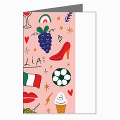 Food Pattern Italia Greeting Card by Sarkoni
