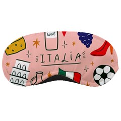 Food Pattern Italia Sleep Mask