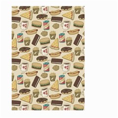 Junk Food Hipster Pattern Large Garden Flag (two Sides)