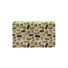 Junk Food Hipster Pattern Cosmetic Bag (xs)